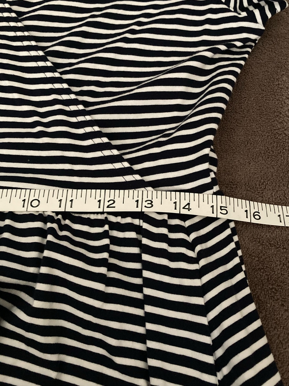 Pact Womens Navy and White Stripe Wrap-Style Dress - Picture 4 of 8